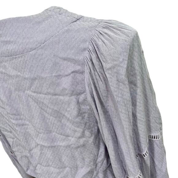 Free People Tops Rayon Light Purple Dream Girl Wrap Blouse Size XS Boho - Picture 6 of 9